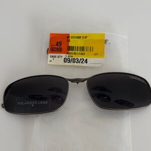Easyclip EC316 20 Gray clip on sunglasses for eyeglasses new